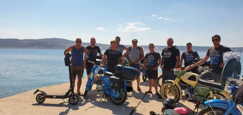 Einblick in Moped Rodeo Kroatien
