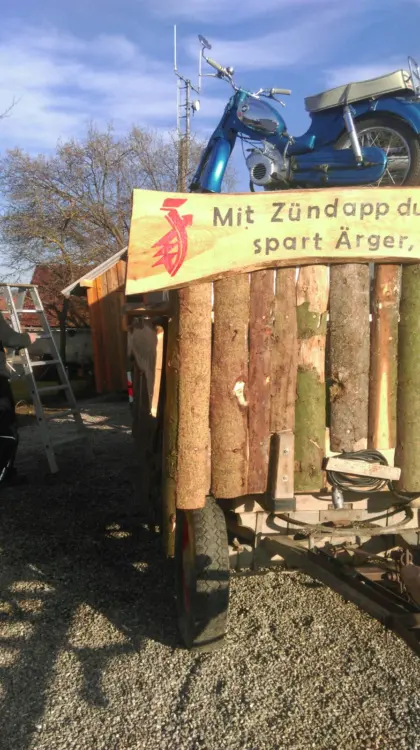 Der Bau unseres Faschingswagen · Foto 20