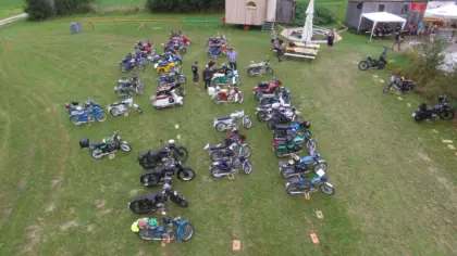 Treffen 2018 von oben · Foto 1