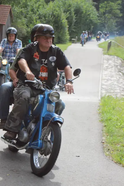 Zündapptreffen 2014 Ausfahrt · Foto 32