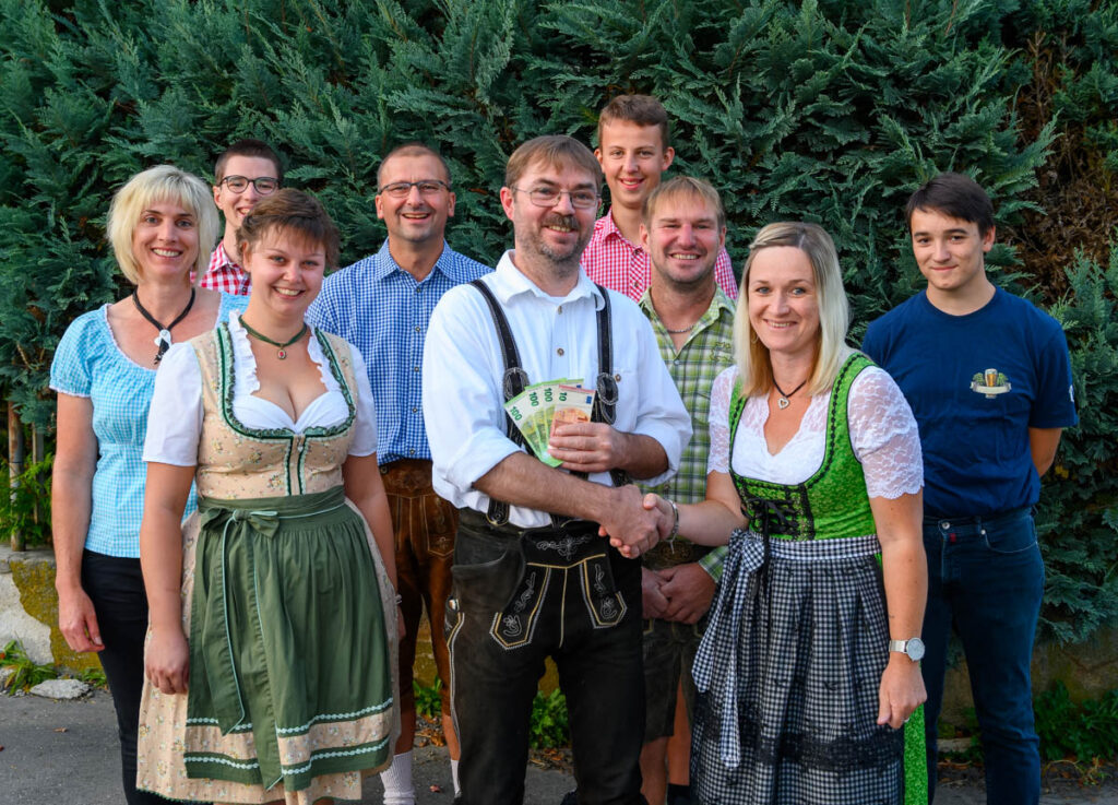 Spende an den Schützenverein für den neuen Schießstand