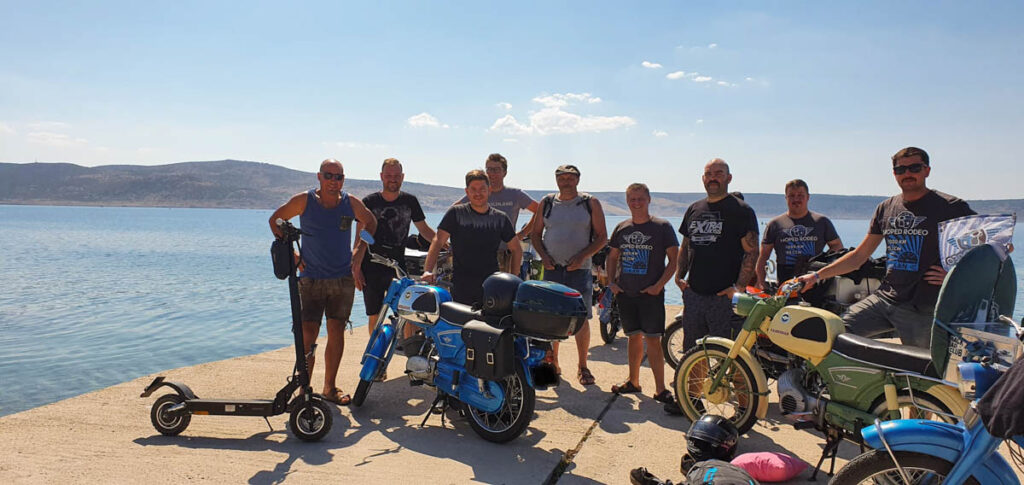 Moped Rodeo in Kroatien
